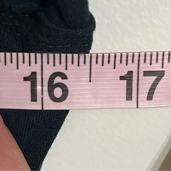 Volcom Long Sleeve Cowl Neck Black Midi Dress One Pocket Cinched Artsy Skater XS - Picture 6 of 10